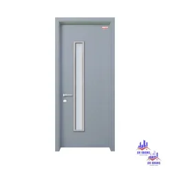 Cửa gỗ nhựa composite – 1 cánh đơn có ô thoáng ALS1.2