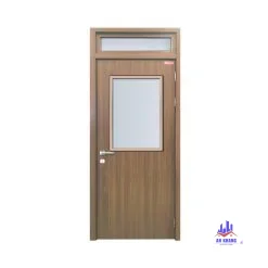 Cửa gỗ nhựa Composite – 1 cánh đơn có ô thoáng ALS1.K.4