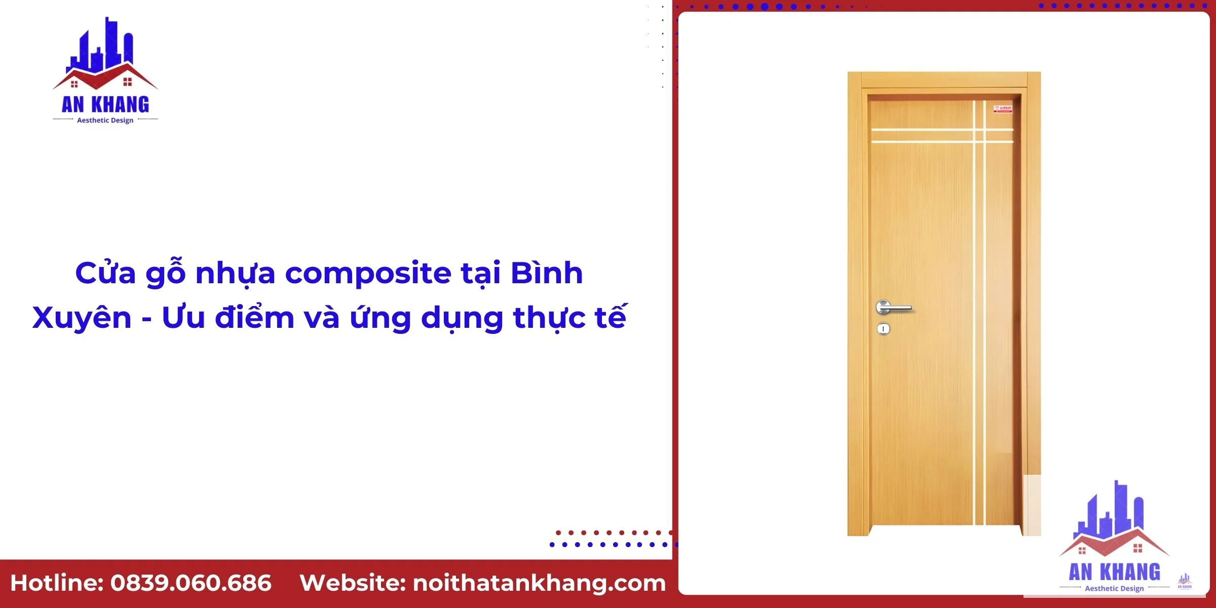 Cửa gỗ nhựa composite tại Bình Xuyên - Ưu điểm và ứng dụng thực tế