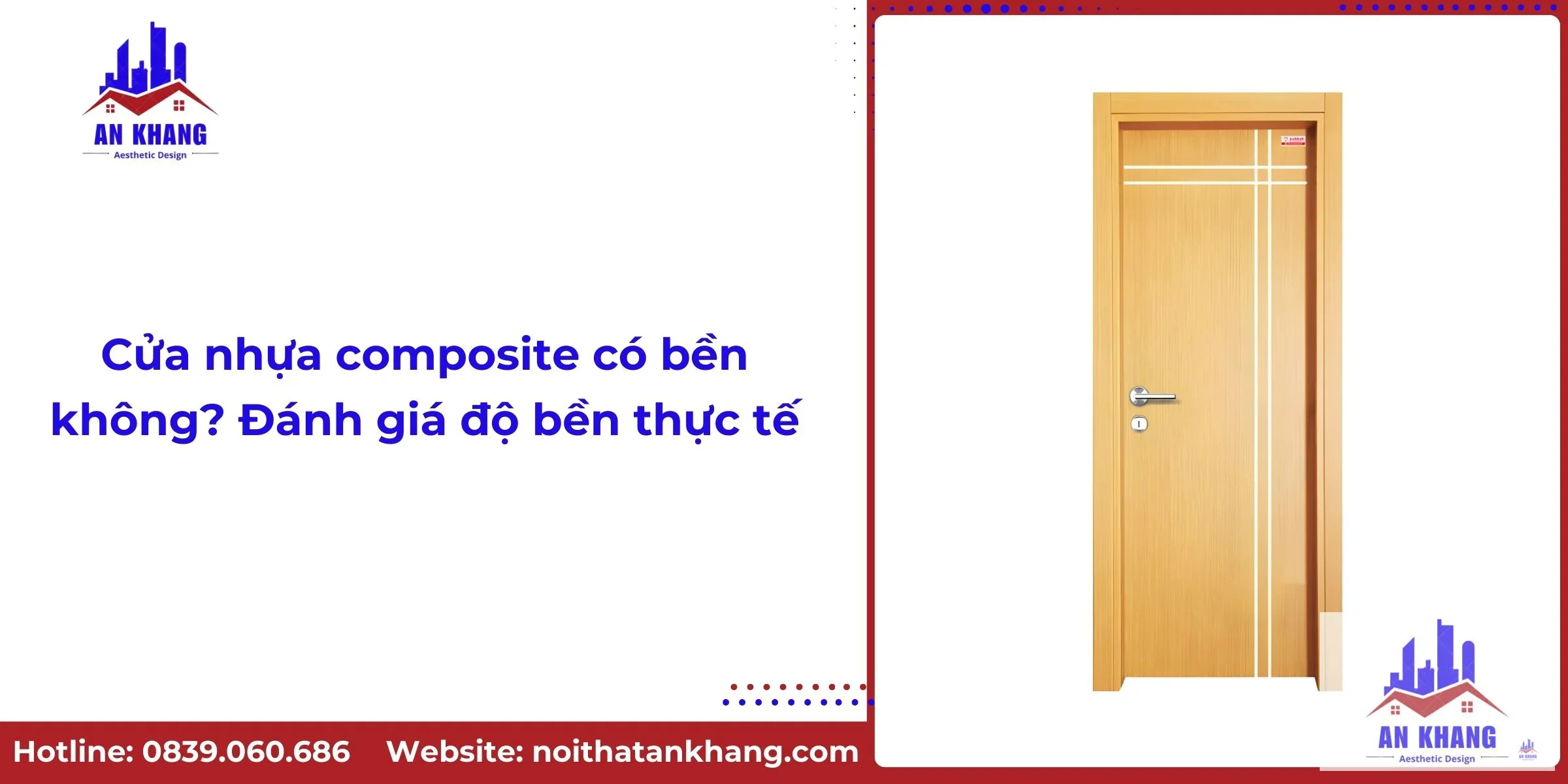 Cửa nhựa composite có bền không? Đánh giá độ bền thực tế